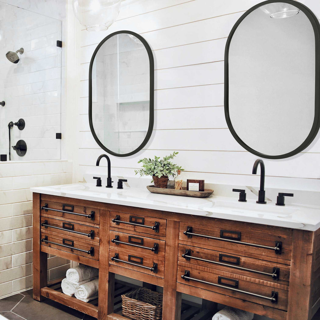 Lily Mirror - Matte Black