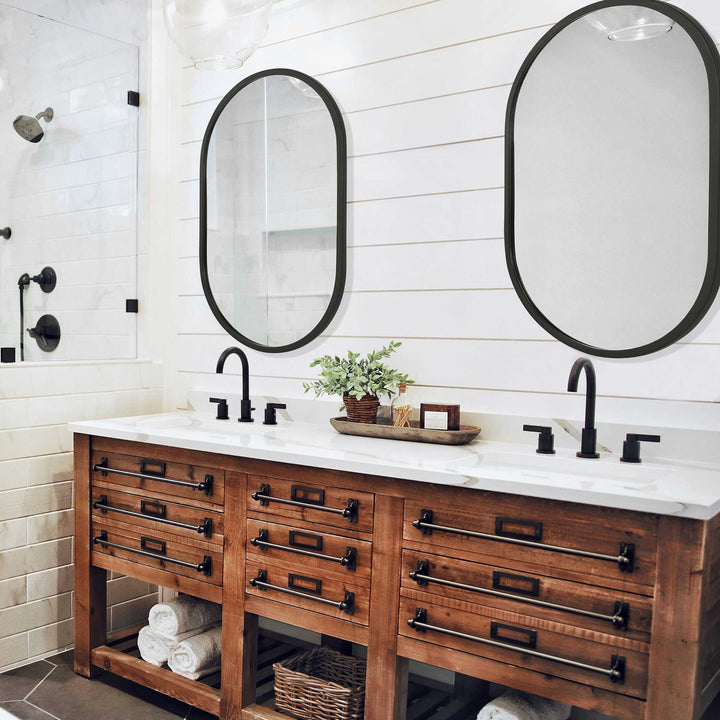 Lily Mirror - Matte Black