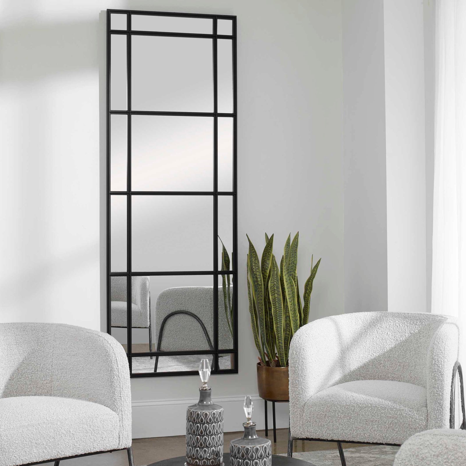 American Home Furniture Uttermost Atticus Large Rectangular Mirror