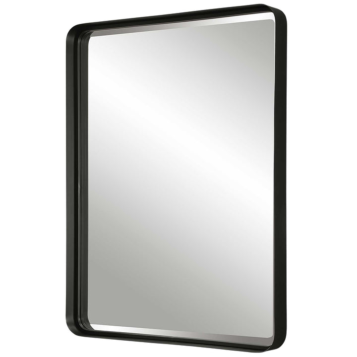 American Home Furniture Uttermost Crofton Black Large Mirror