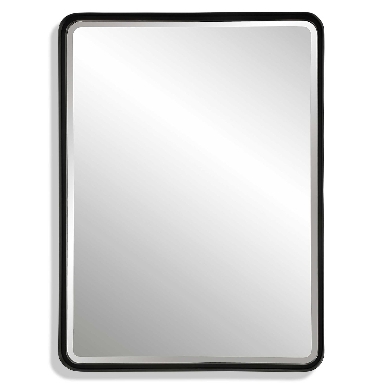 American Home Furniture Uttermost Crofton Black Large Mirror