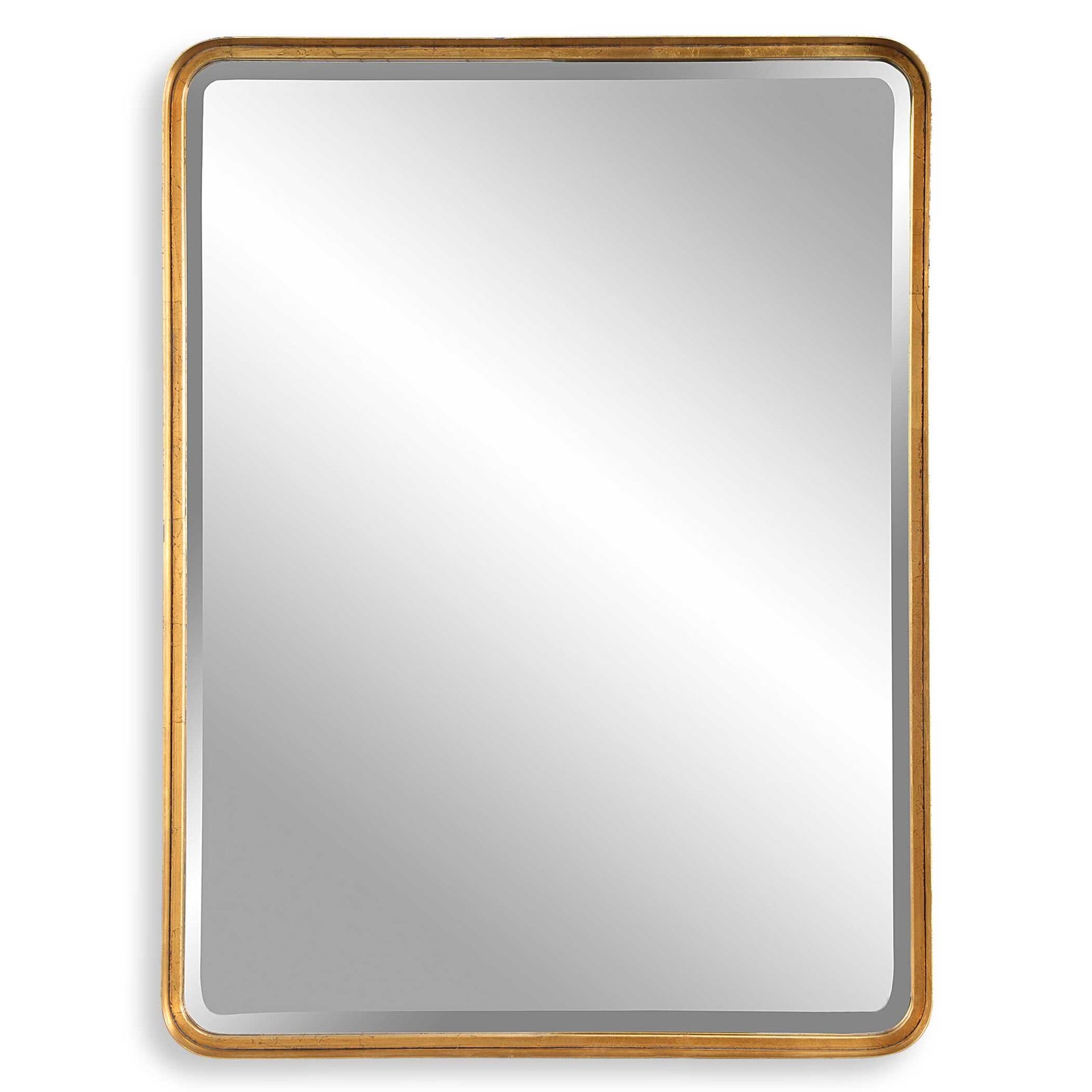 American Home Furniture Uttermost Crofton Gold Large Mirror