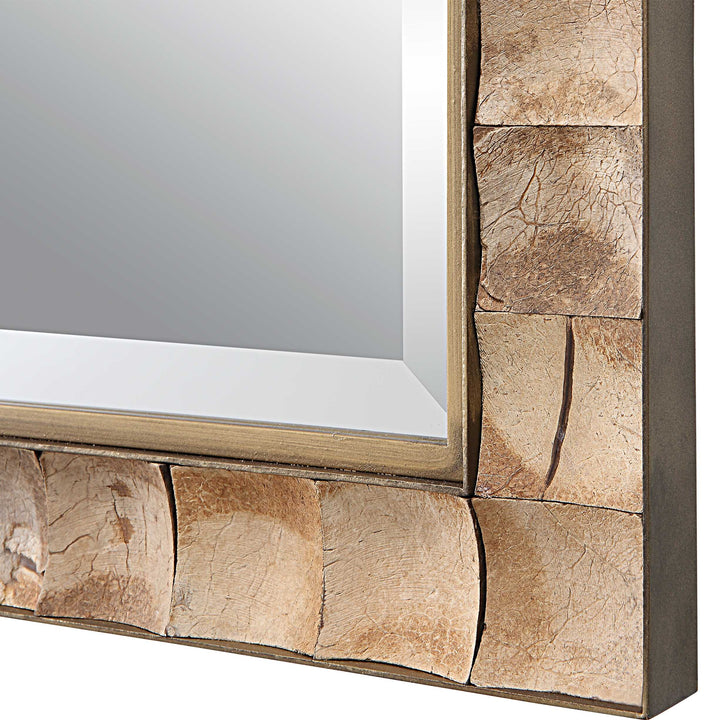 American Home Furniture Uttermost Cocos Coconut Shell Mirror