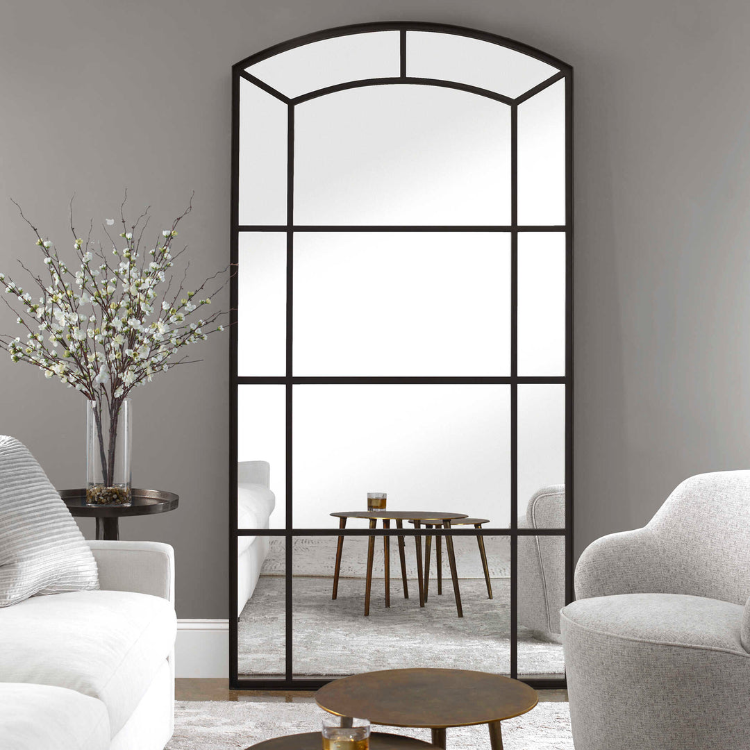 American Home Furniture Uttermost Camber Oversized Arch Mirror