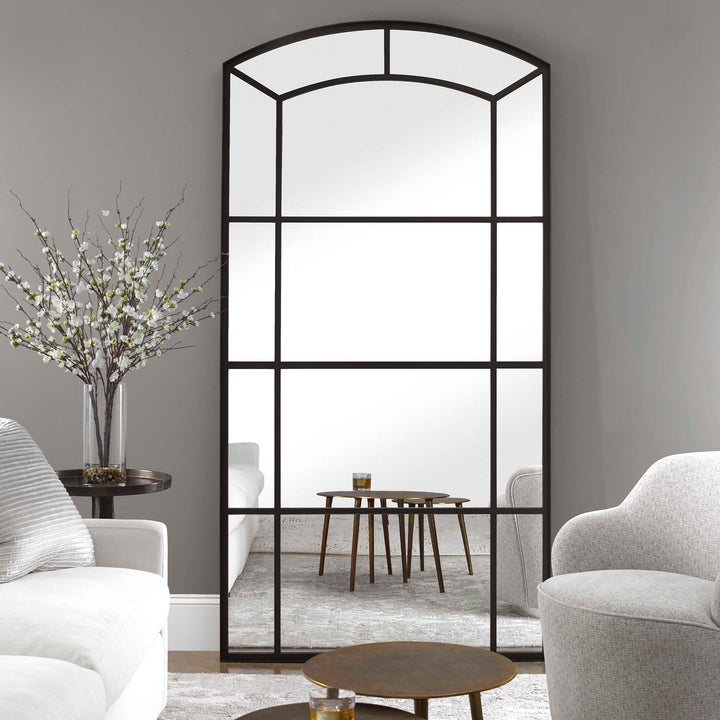 American Home Furniture Uttermost Camber Oversized Arch Mirror