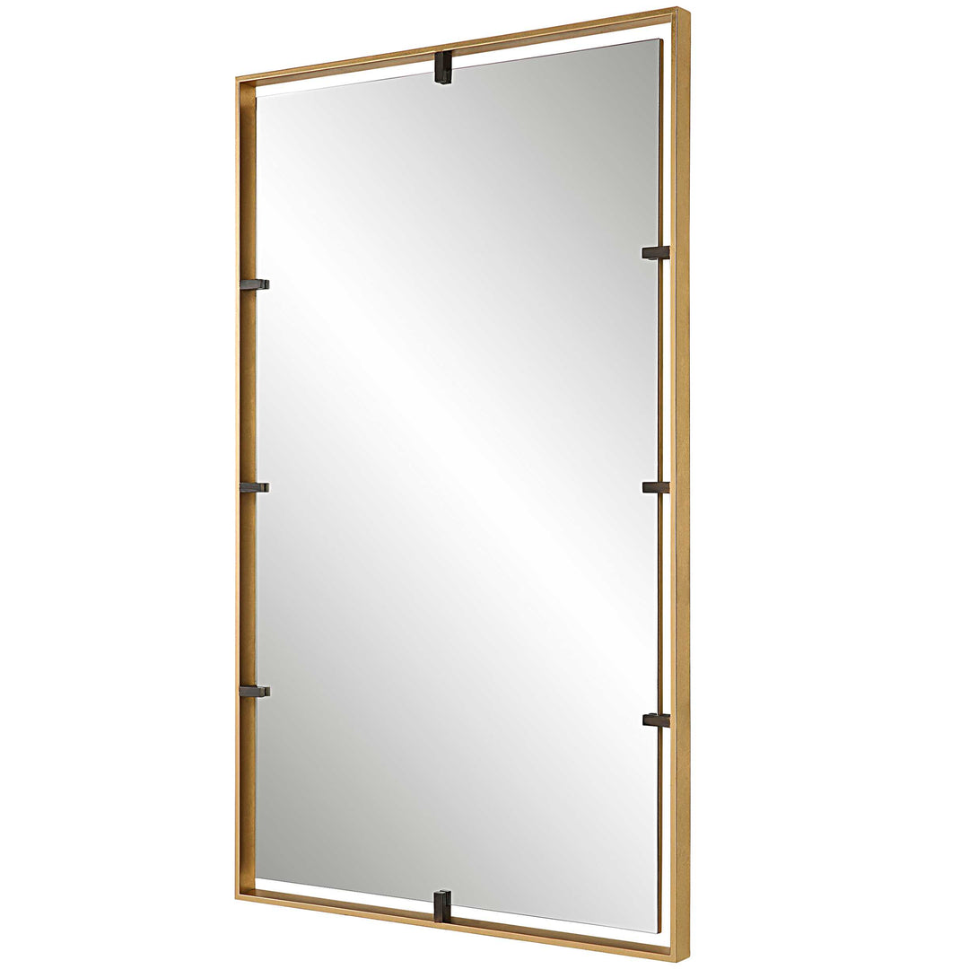 American Home Furniture Uttermost Egon Gold Wall Mirror