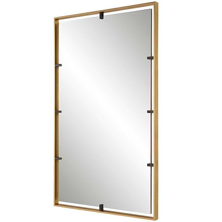 American Home Furniture Uttermost Egon Gold Wall Mirror