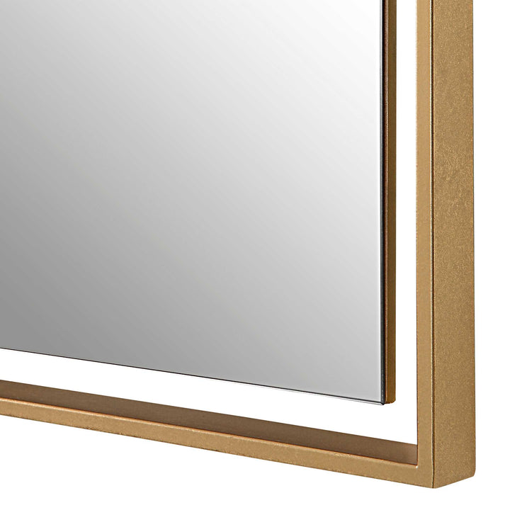 American Home Furniture Uttermost Egon Gold Wall Mirror