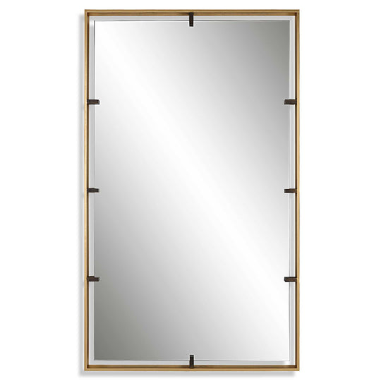 American Home Furniture Uttermost Egon Gold Wall Mirror