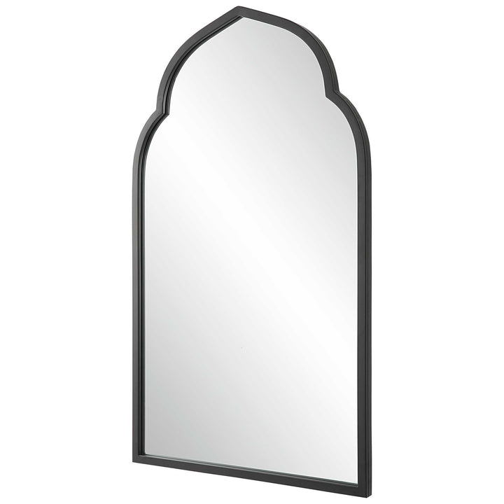 American Home Furniture Uttermost Kenitra Black Arch Mirror