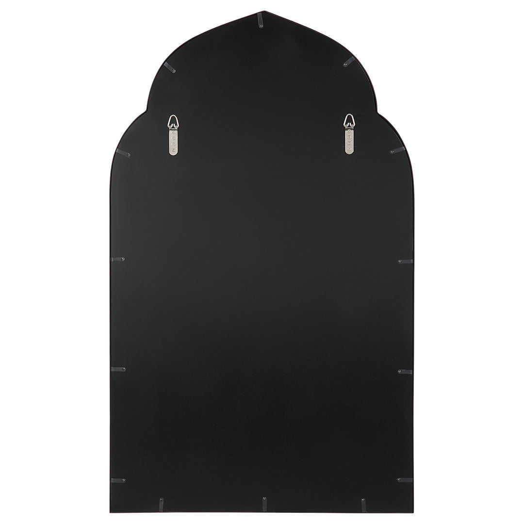American Home Furniture Uttermost Kenitra Black Arch Mirror