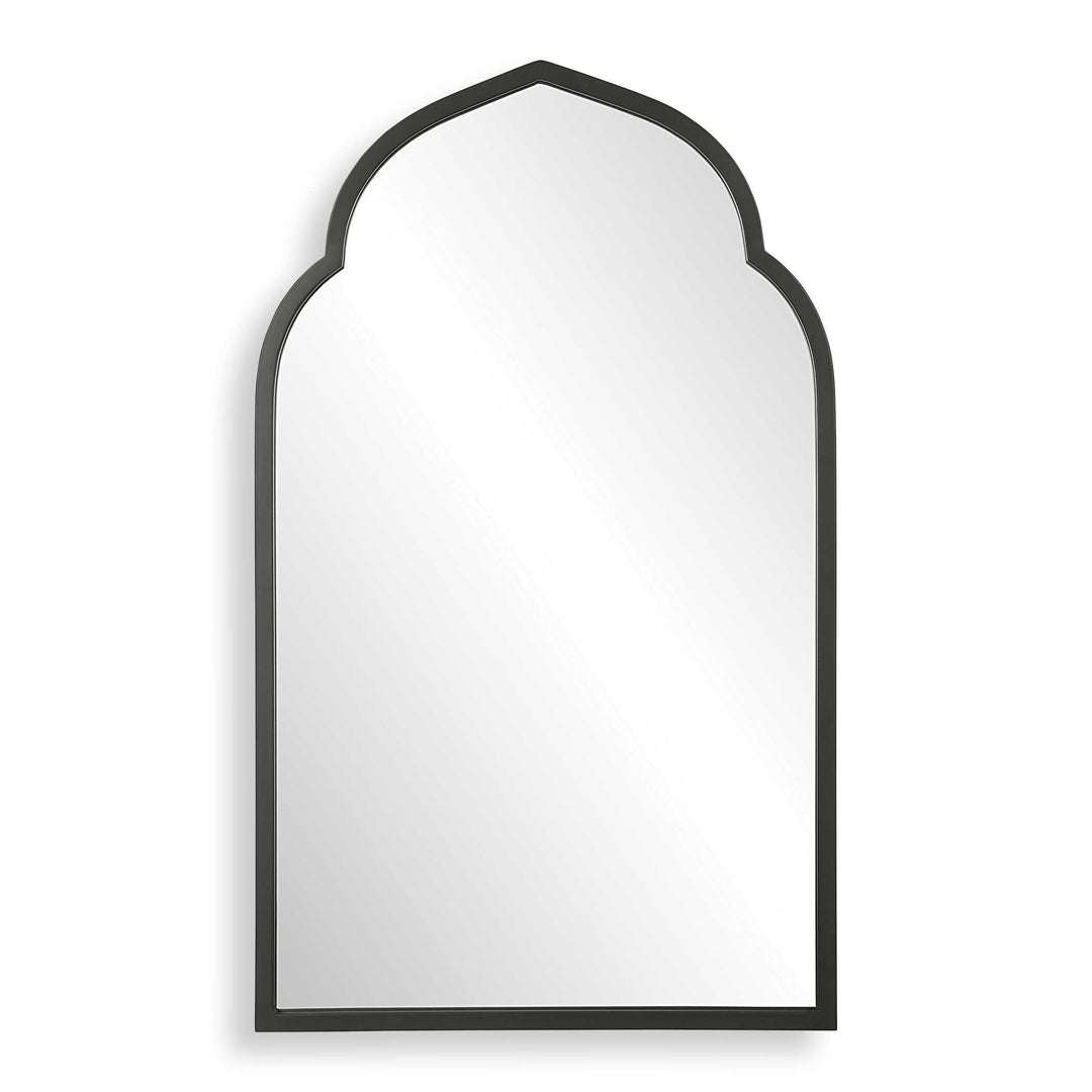 American Home Furniture Uttermost Kenitra Black Arch Mirror