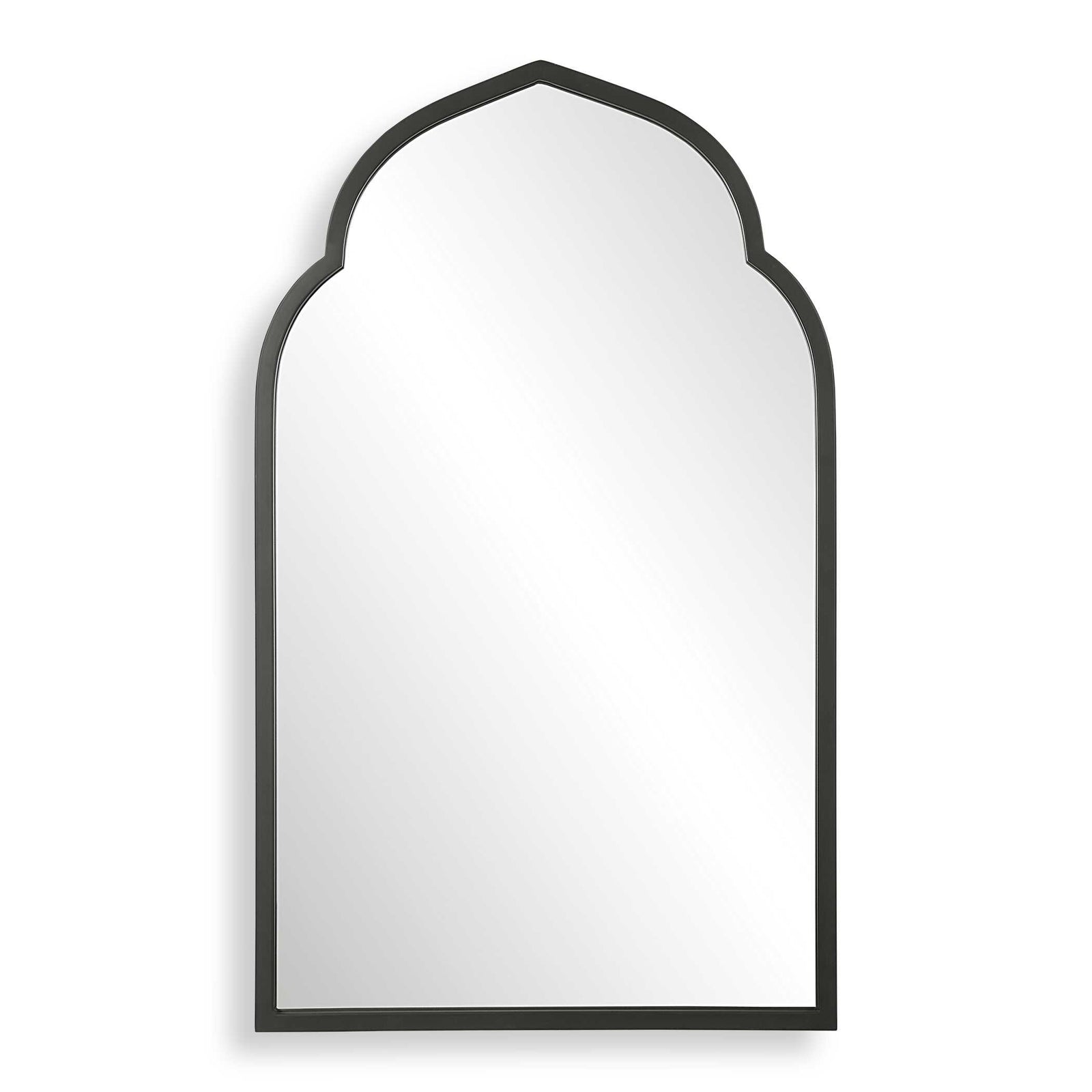 American Home Furniture Uttermost Kenitra Black Arch Mirror