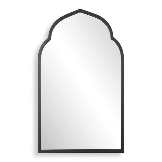 American Home Furniture Uttermost Kenitra Black Arch Mirror