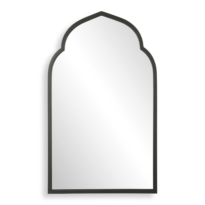 American Home Furniture Uttermost Kenitra Black Arch Mirror