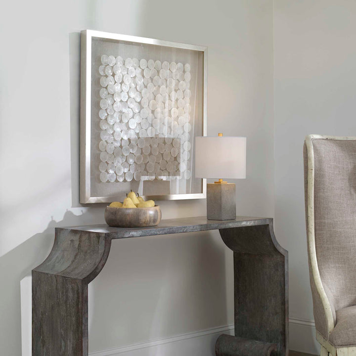 American Home Furniture Uttermost Roxas Capiz Shell Shadow Box