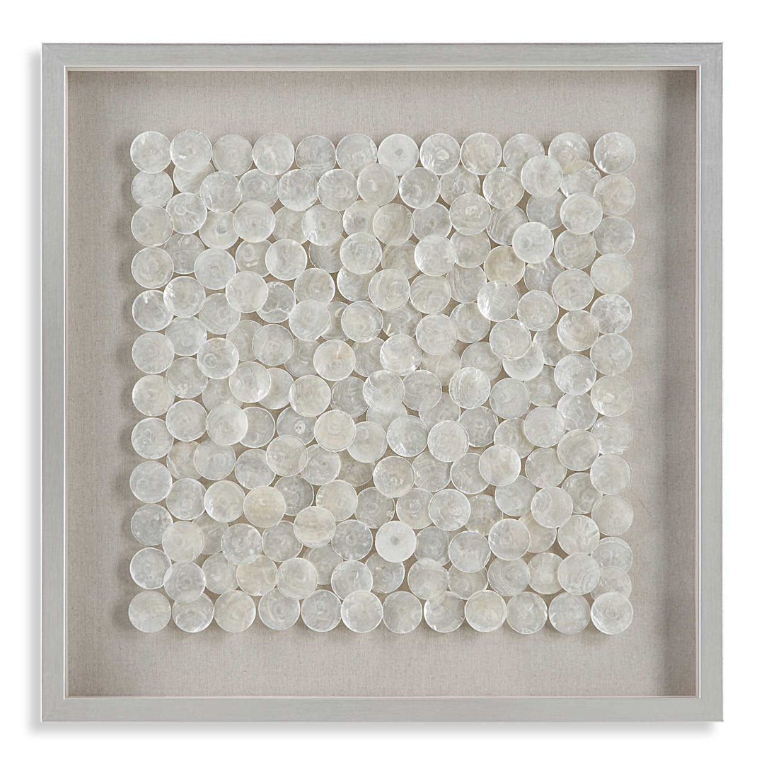 American Home Furniture Uttermost Roxas Capiz Shell Shadow Box