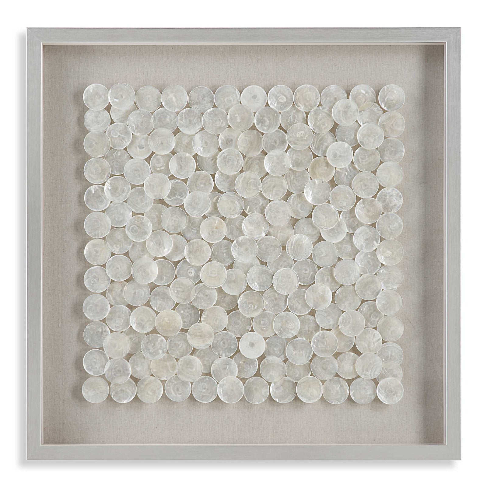 American Home Furniture Uttermost Roxas Capiz Shell Shadow Box