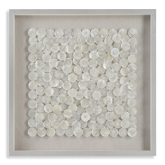 American Home Furniture Uttermost Roxas Capiz Shell Shadow Box