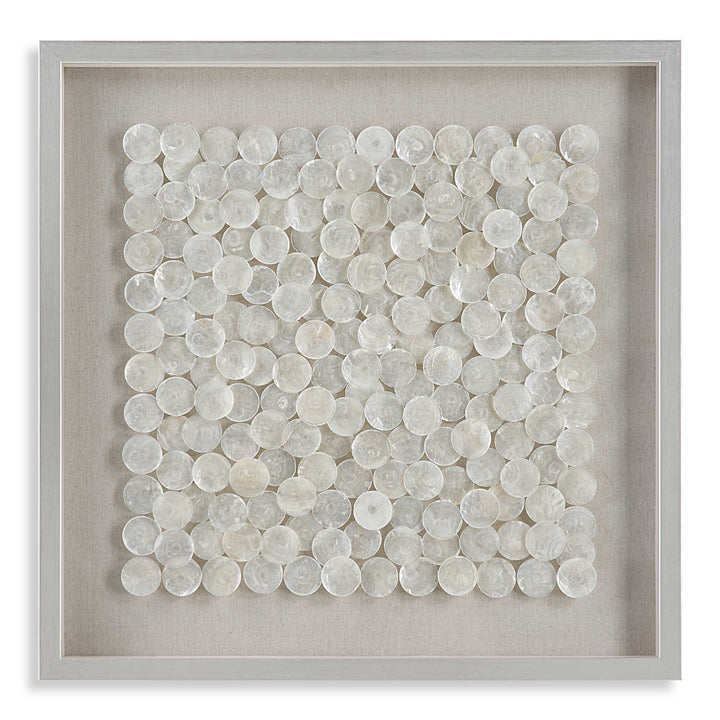 American Home Furniture Uttermost Roxas Capiz Shell Shadow Box