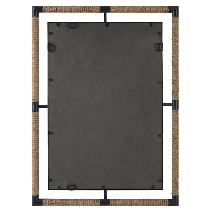 American Home Furniture Uttermost Melville Iron & Rope Mirror