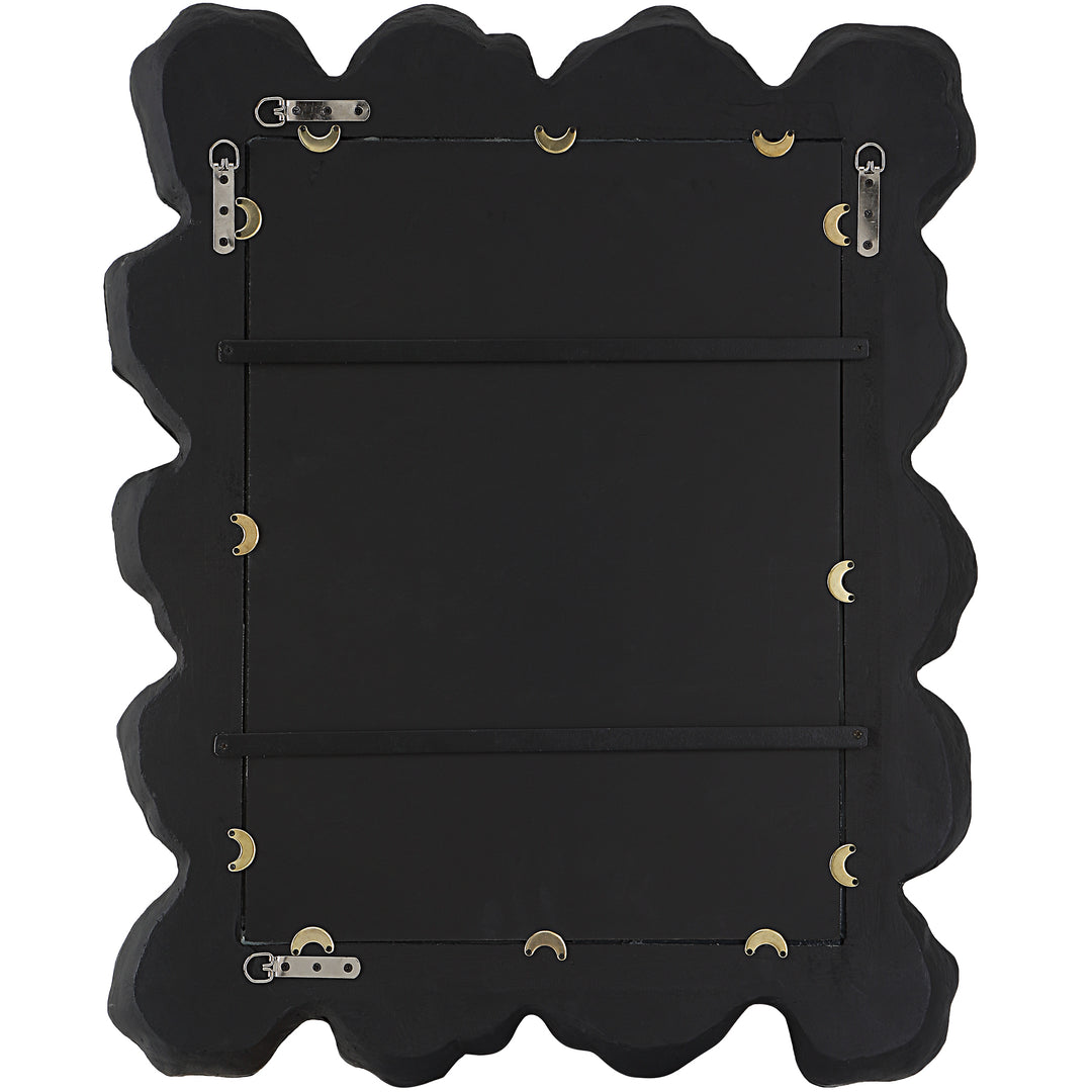 American Home Furniture Uttermost Sea Coral Black Mirror