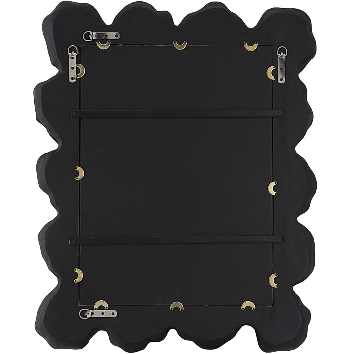 American Home Furniture Uttermost Sea Coral Black Mirror