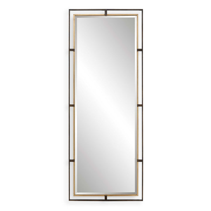 American Home Furniture Uttermost Carrizo Tall Bronze & Gold Mirror