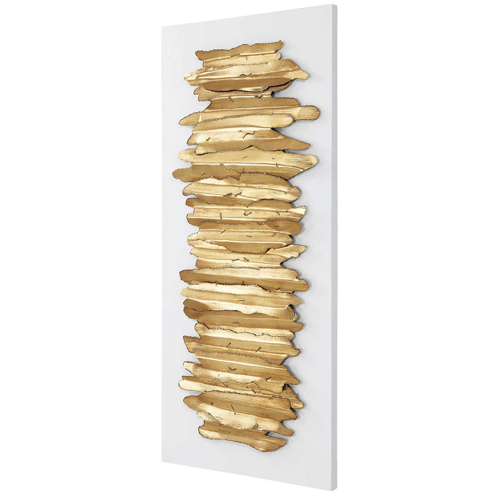 American Home Furniture Uttermost Lev White Metal Wall Decor