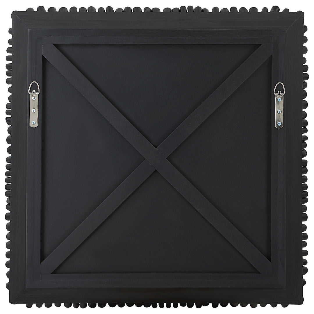 American Home Furniture Uttermost Portside Black Wood Wall Panel