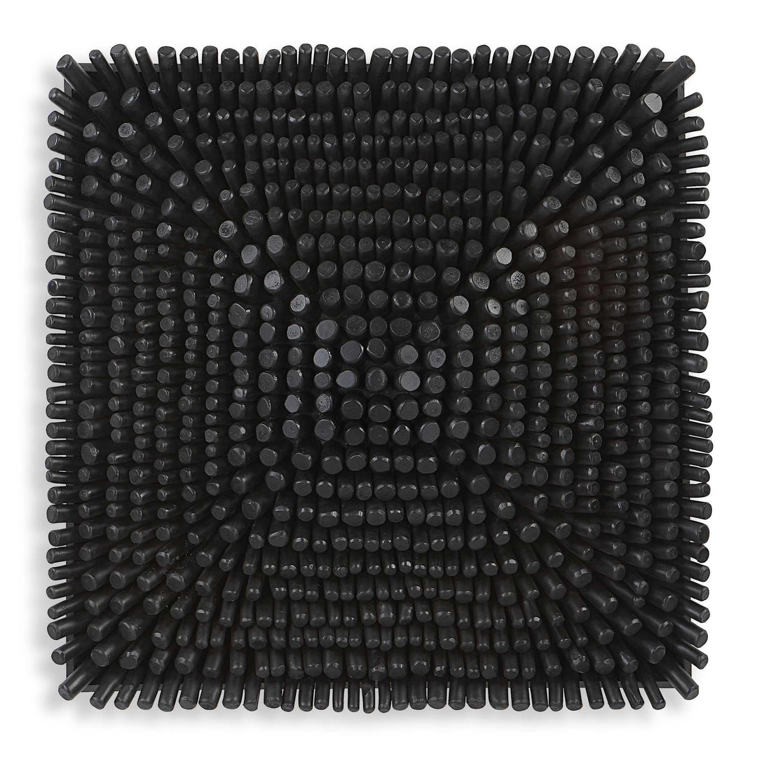 Portside Black Wood Wall Panel - AmericanHomeFurniture