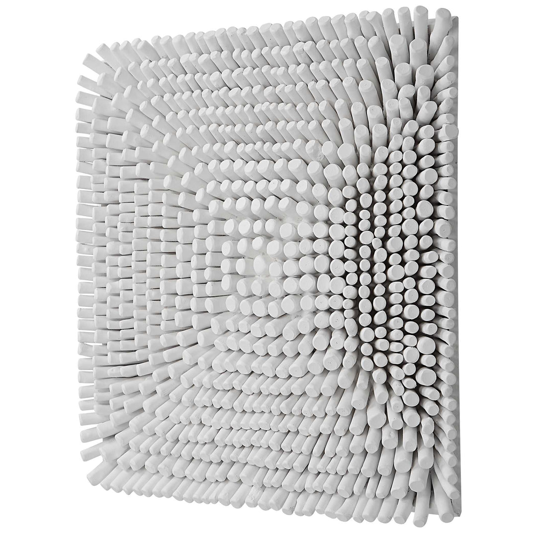 American Home Furniture Uttermost Portside White Wood Wall Panel
