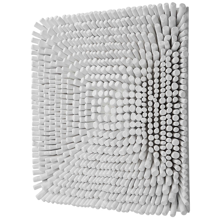 American Home Furniture Uttermost Portside White Wood Wall Panel