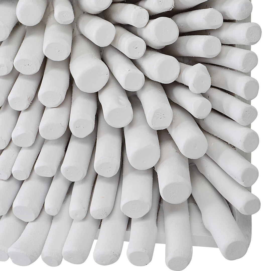 American Home Furniture Uttermost Portside White Wood Wall Panel