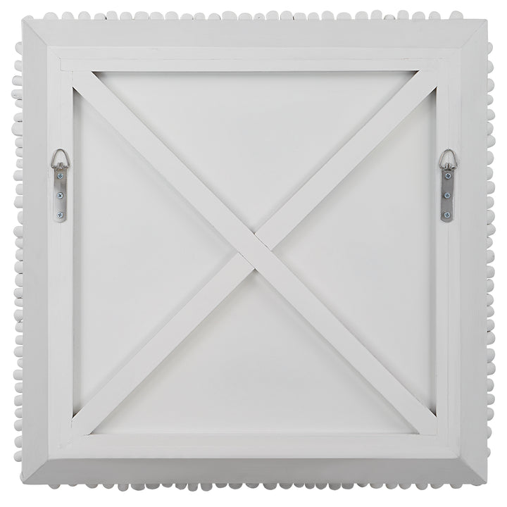 American Home Furniture Uttermost Portside White Wood Wall Panel