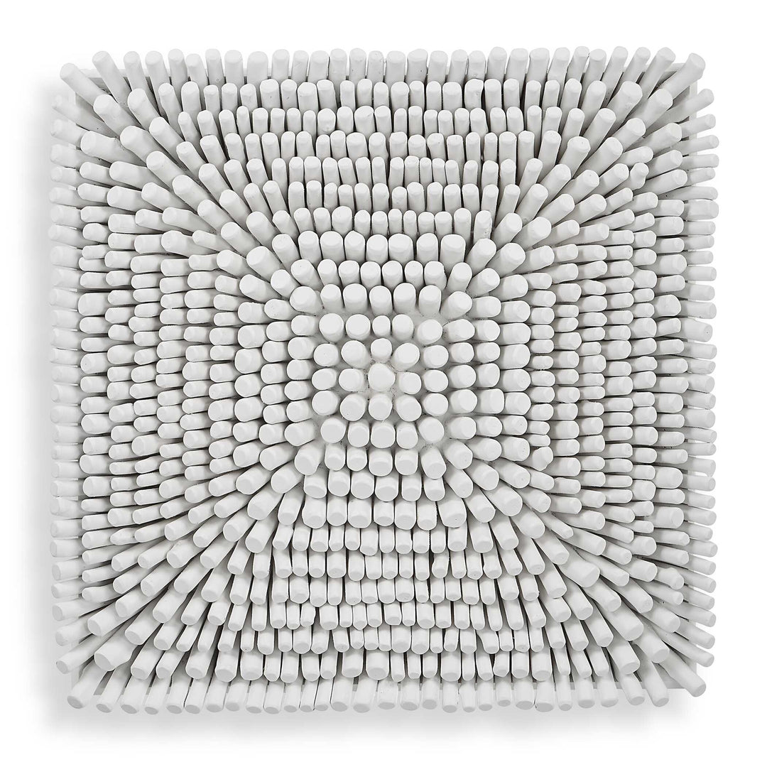 American Home Furniture Uttermost Portside White Wood Wall Panel
