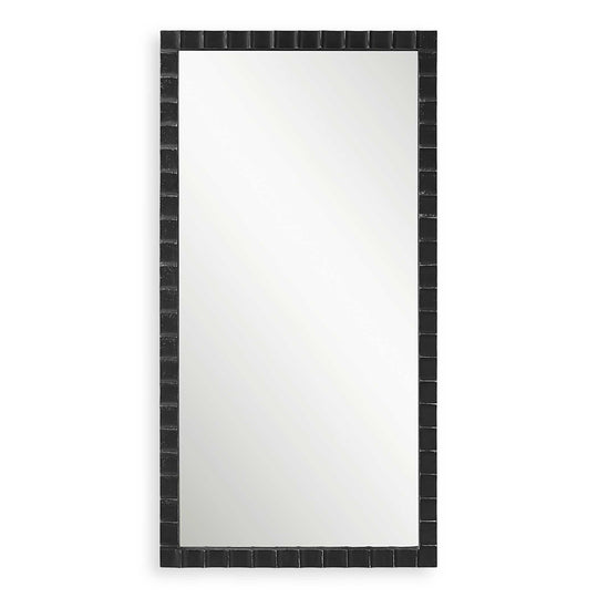 American Home Furniture Uttermost Dandridge Black Industrial Mirror