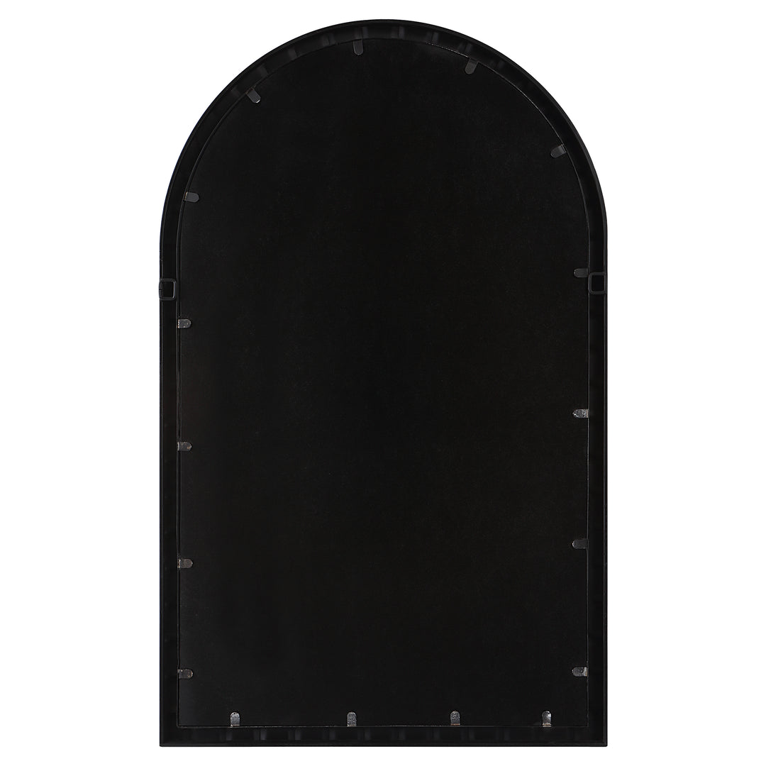 American Home Furniture Uttermost Dandridge Black Arch Mirror