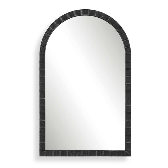 American Home Furniture Uttermost Dandridge Black Arch Mirror