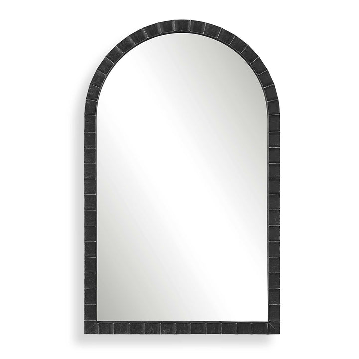 American Home Furniture Uttermost Dandridge Black Arch Mirror