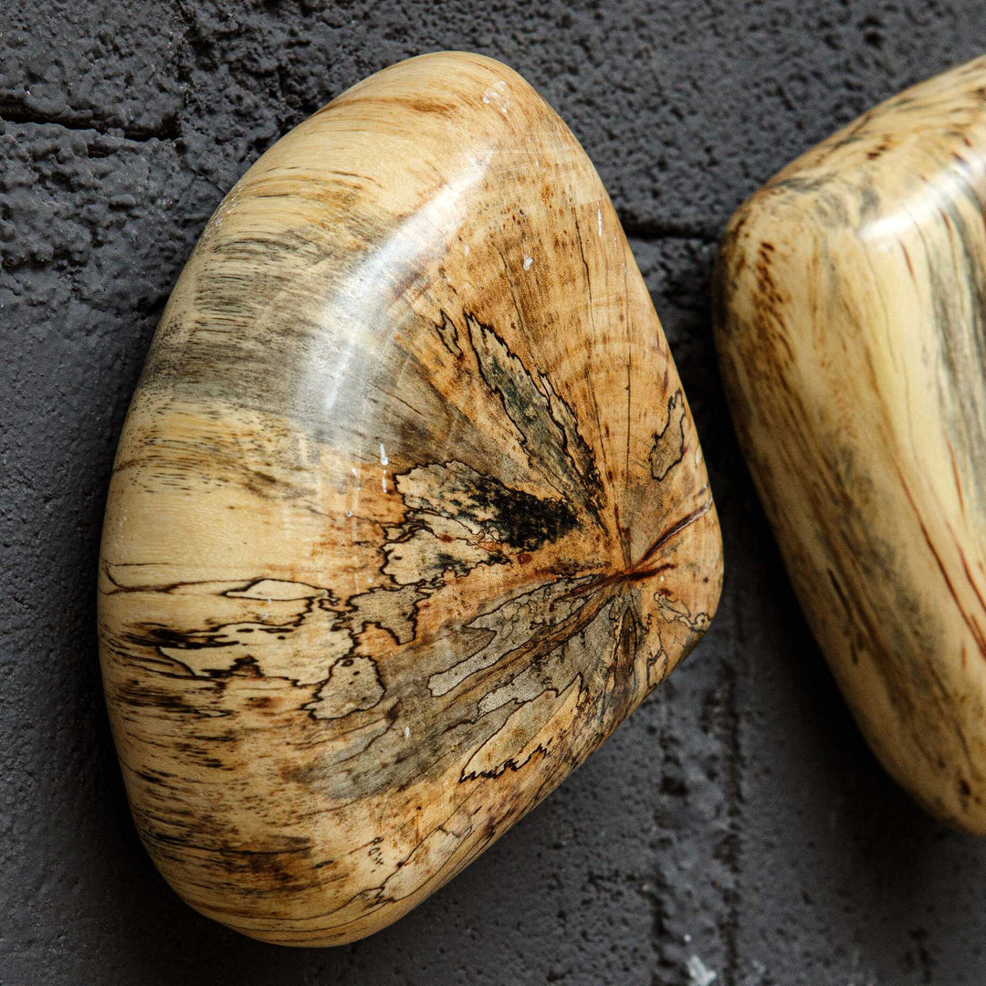 American Home Furniture Uttermost Pebbles Blonde Wood Wall Décor Set of 9