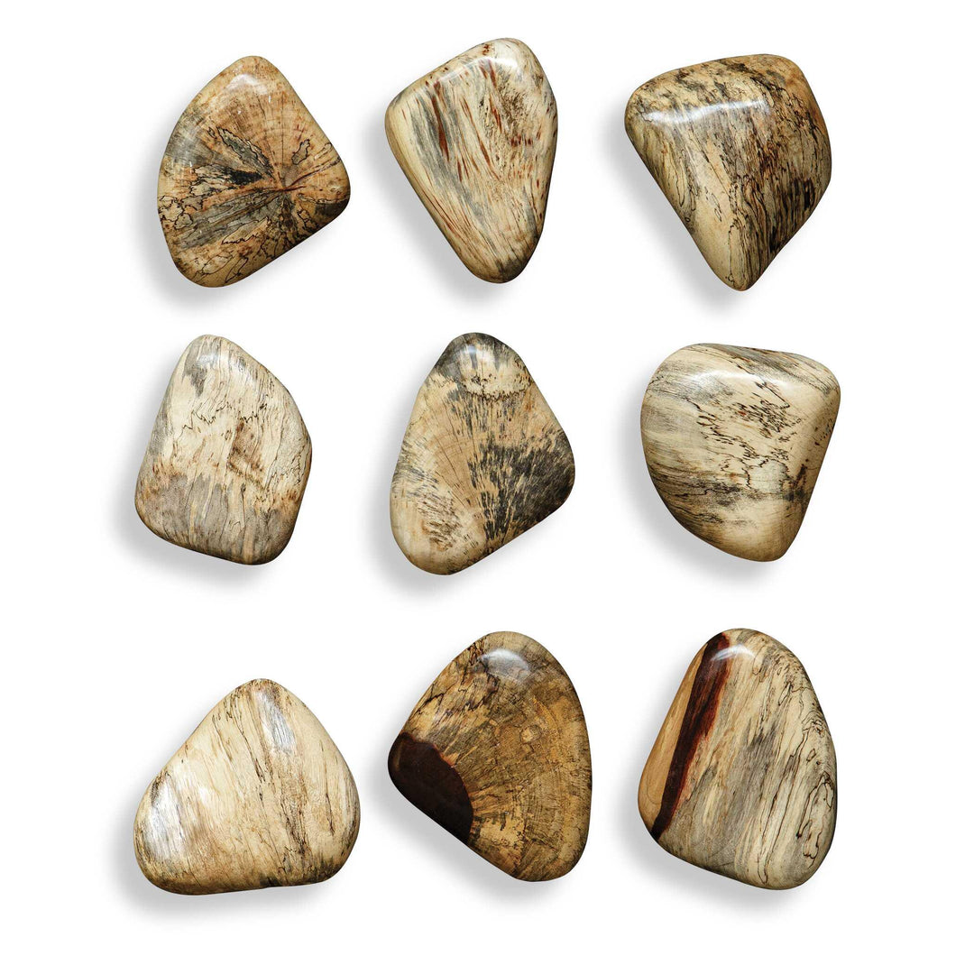 Pebbles Blonde Wood Wall Décor - Set of 9 - AmericanHomeFurniture
