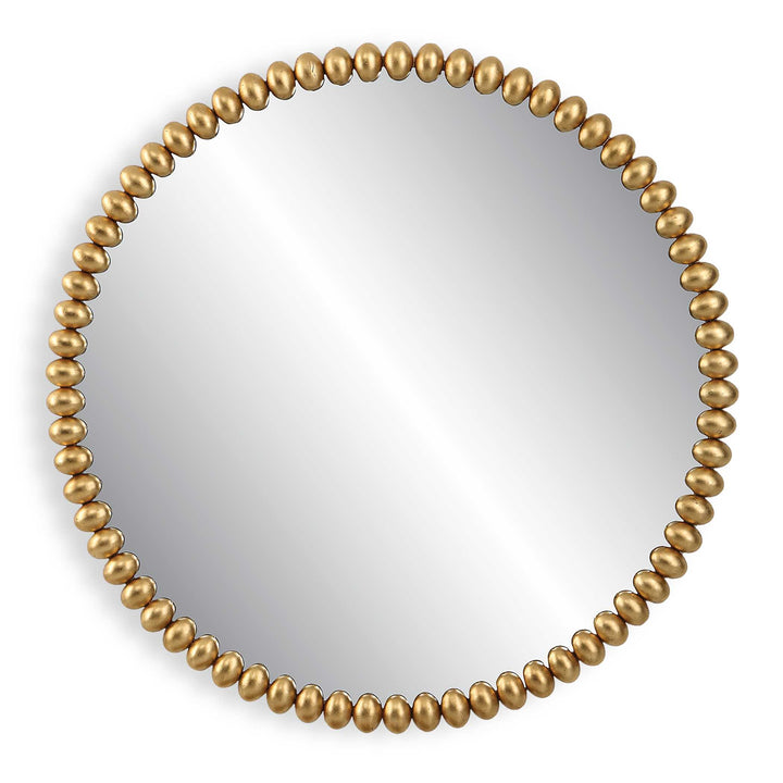 American Home Furniture Uttermost Byzantine Round Gold Mirror