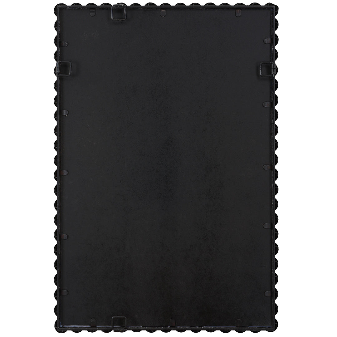 American Home Furniture Uttermost Serna Black Vanity Mirror
