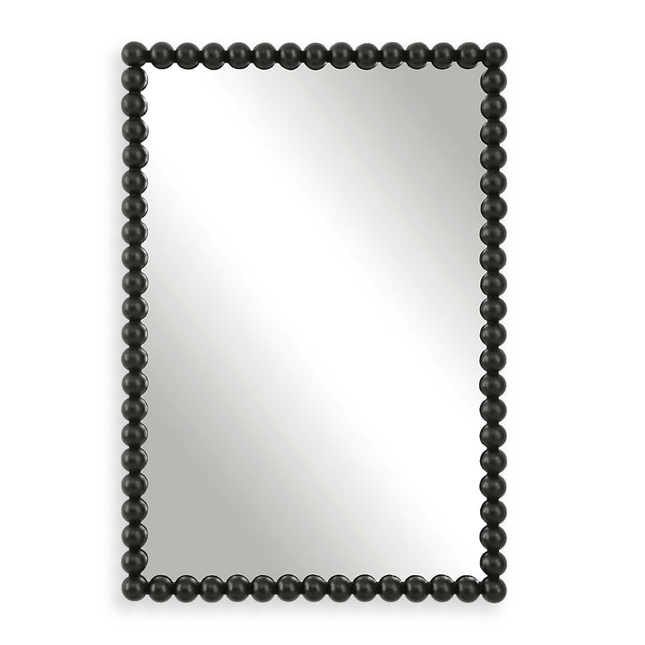 American Home Furniture Uttermost Serna Black Vanity Mirror