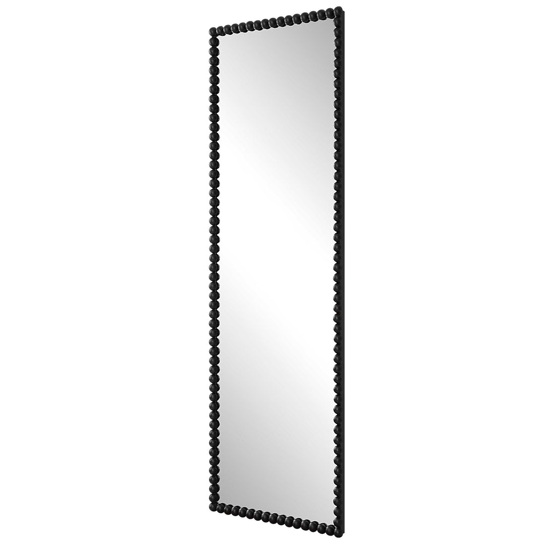 American Home Furniture Uttermost Serna Black Tall Mirror