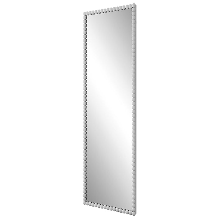 American Home Furniture Uttermost Serna White Tall Mirror