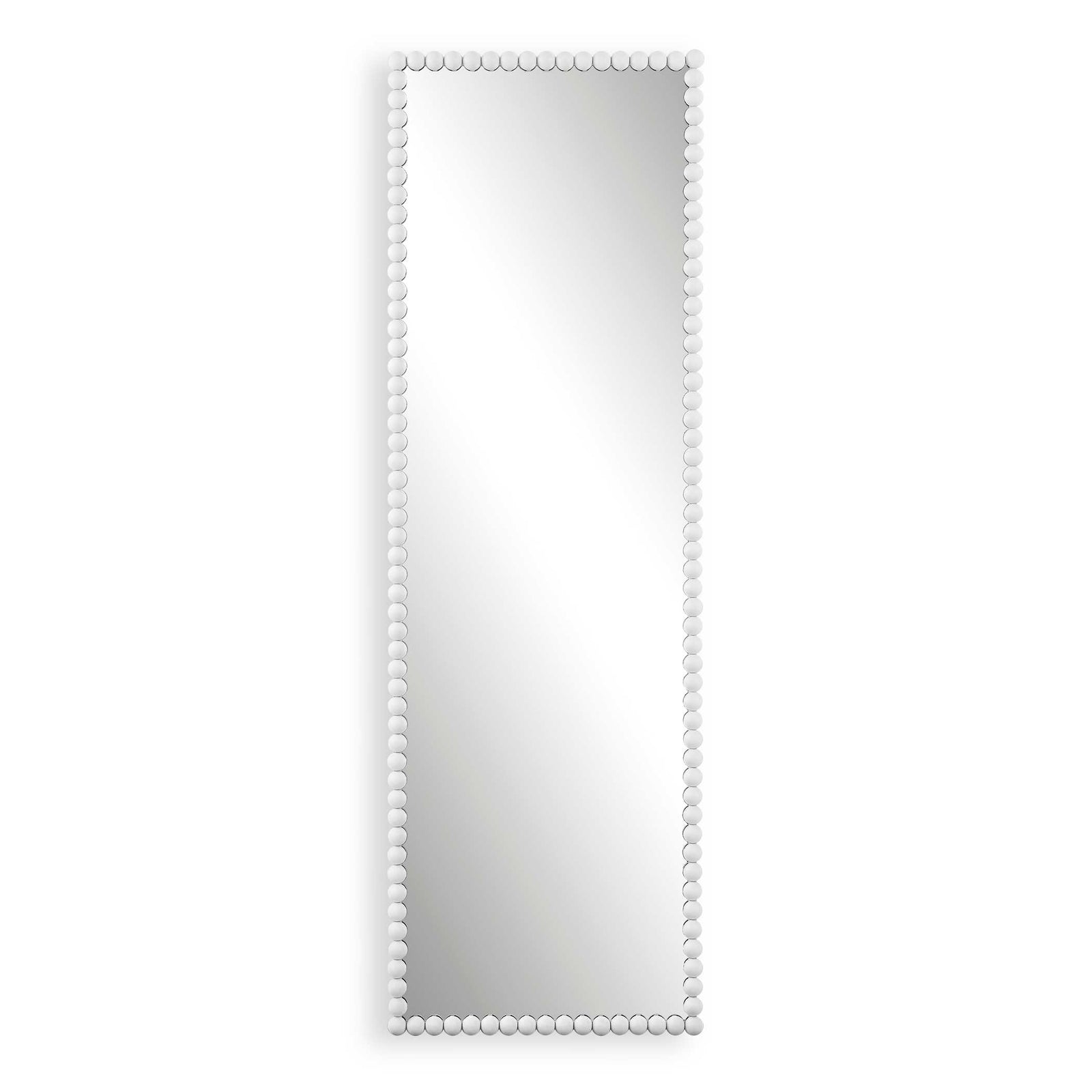 American Home Furniture Uttermost Serna White Tall Mirror