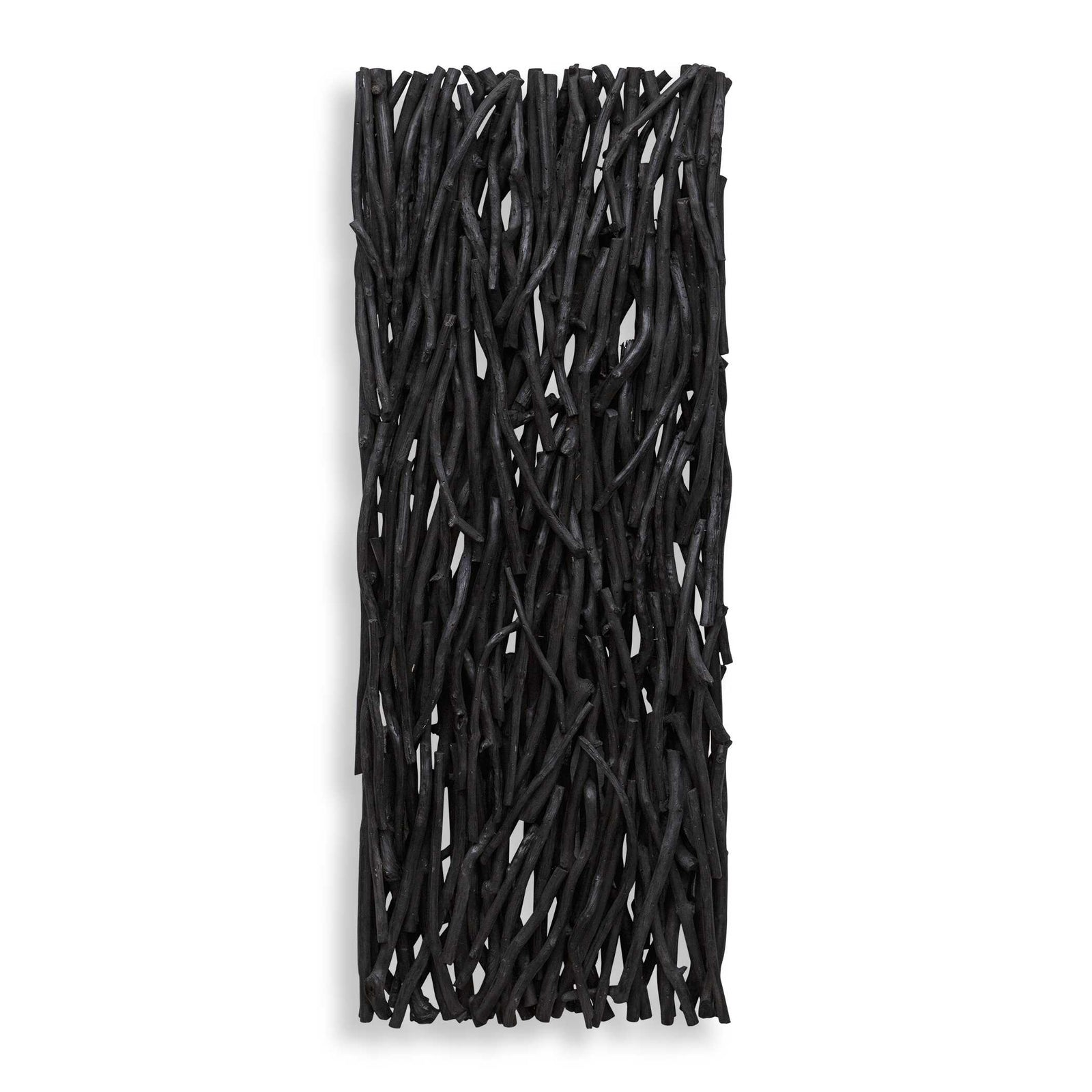American Home Furniture Uttermost Gathered Teak Black Wood Wall Decor