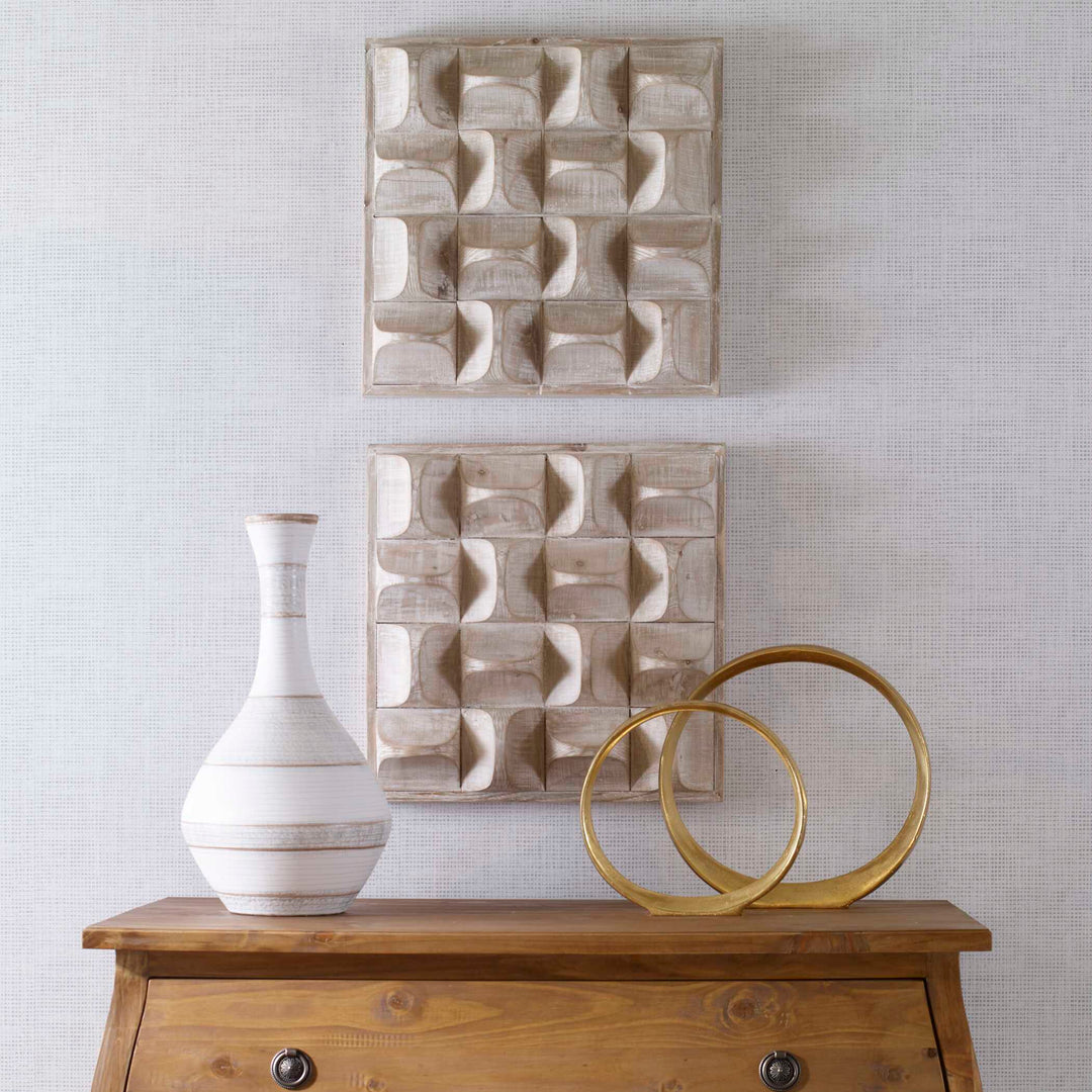 American Home Furniture Uttermost Pickford Wood Wall Decor Natural